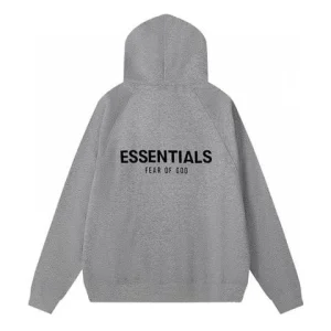 Essentials Multi-Line Dark Gray Hoodie