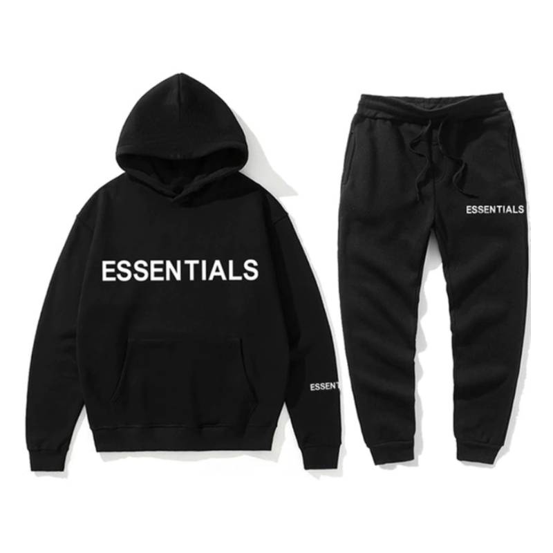 Essentials Spring Hooded Tracksuit – Two-Piece Set
