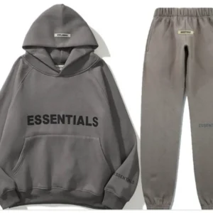 Essentials Fear of God Heather Grey Oversized Tracksuit