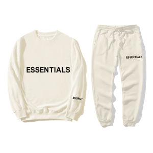 Essentials Spring Hooded Tracksuit – Cream