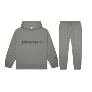 Fear of God Essentials Heather Grey Core Tracksuit