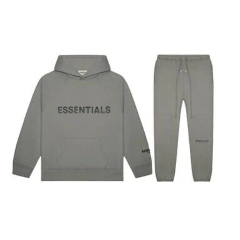 Fear of God Essentials Heather Grey Core Tracksuit